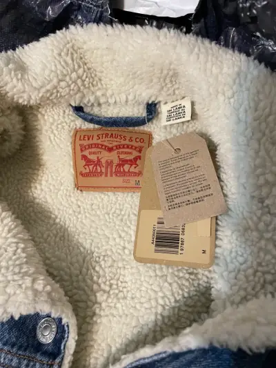 Chaqueta de mezclilla Levi's con forro de borrego - miniatura 3