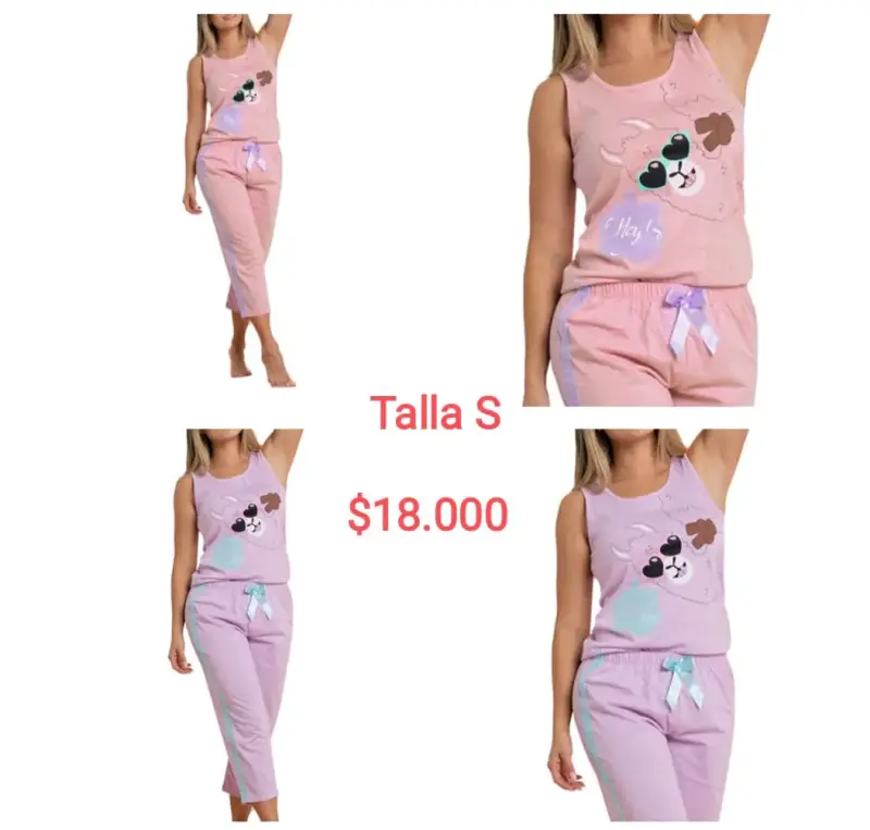 Pijama de mujer con diseño de llama