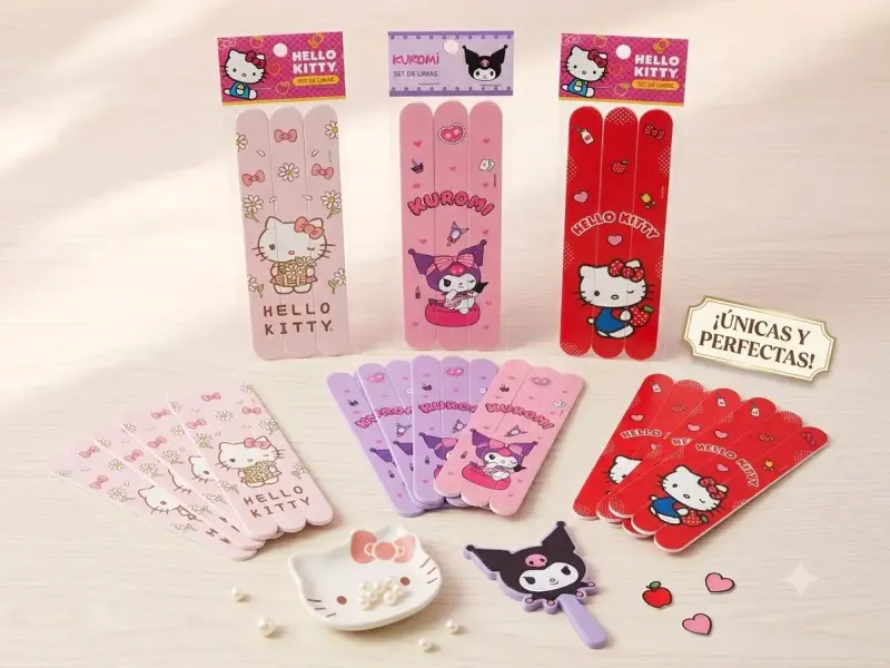 Set de limas Hello Kitty y Kuromi