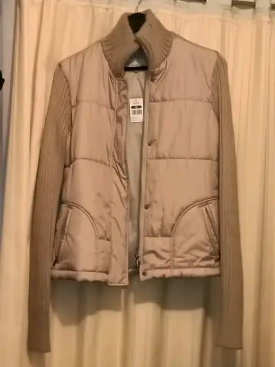Chaqueta acolchada beige - miniatura 2