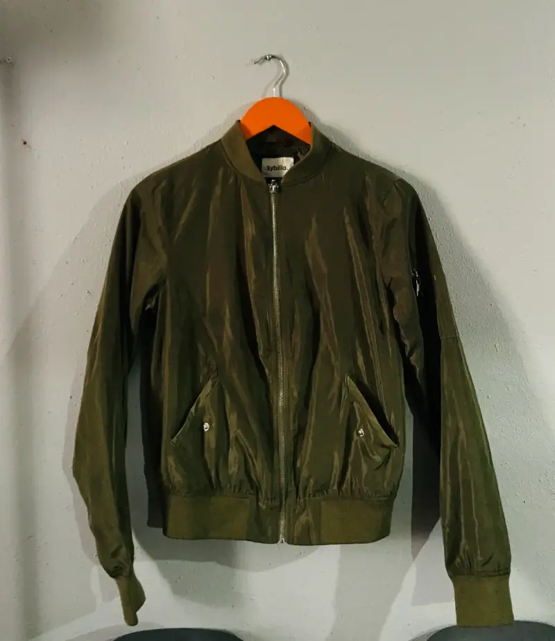 Chaqueta bomber verde oliva Sybilla - 2