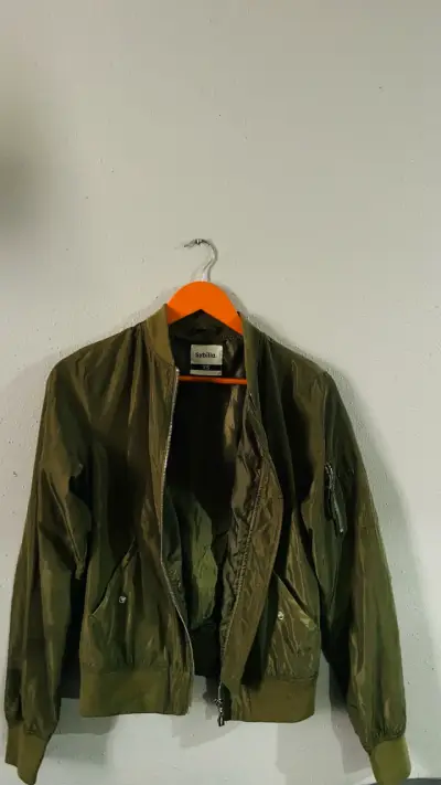 Chaqueta bomber verde oliva Sybilla - miniatura 4