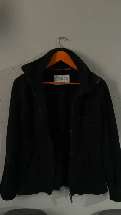 Chaqueta negra Everlast con cierre - miniatura 1
