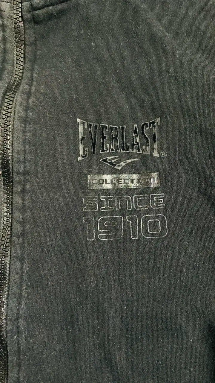 Chaqueta negra Everlast con cierre - 2