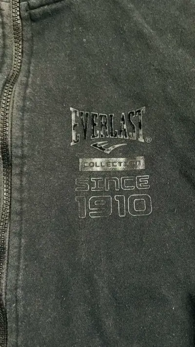Chaqueta negra Everlast con cierre - miniatura 2