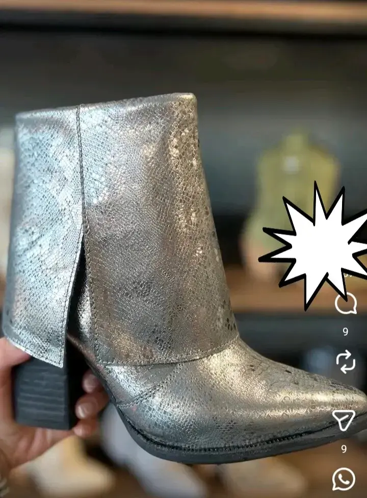 Botines de cuero con textura Pao Pecados NUEVOS - 3