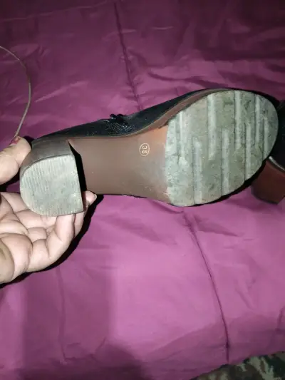 Zapatos de tacón negros talla 38 - miniatura 1