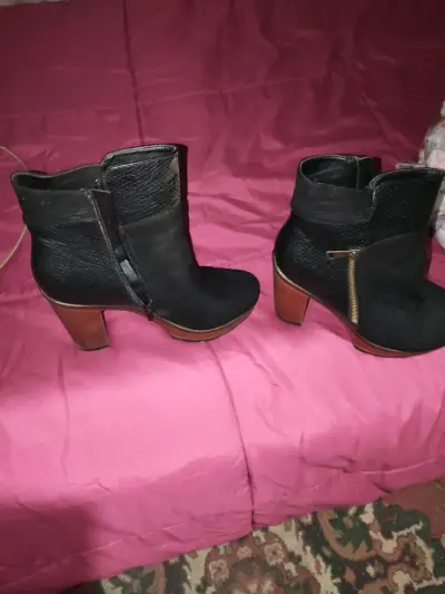 Zapatos de tacón negros talla 38 - miniatura 2