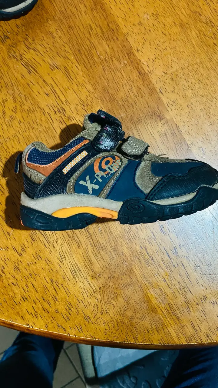 Zapatillas deportivas infantiles X-Plore azul y gris - 2