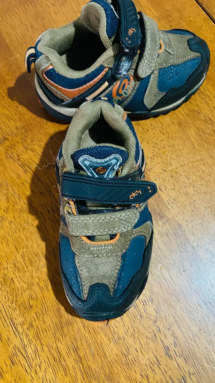 Zapatillas deportivas infantiles X-Plore azul y gris - 3