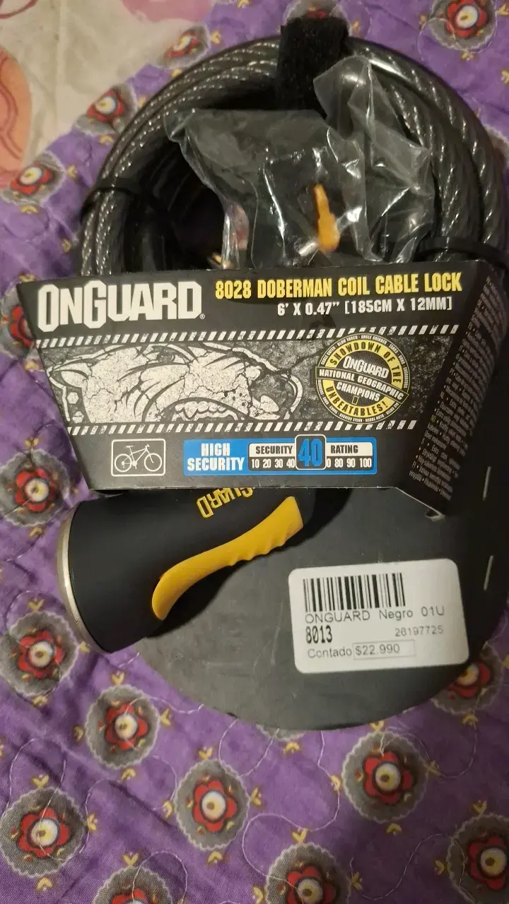 Candado de cable OnGuard Doberman 8028 - 1