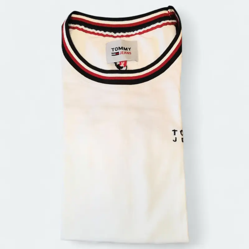 Polera Tommy Jeans Logo Slim Fit Mujer Talla M - 6