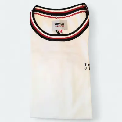 Polera Tommy Jeans Logo Slim Fit Mujer Talla M - miniatura 6