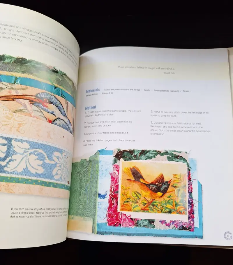 Libro 'Fabric Memory Books' de Lesley Riley - 4