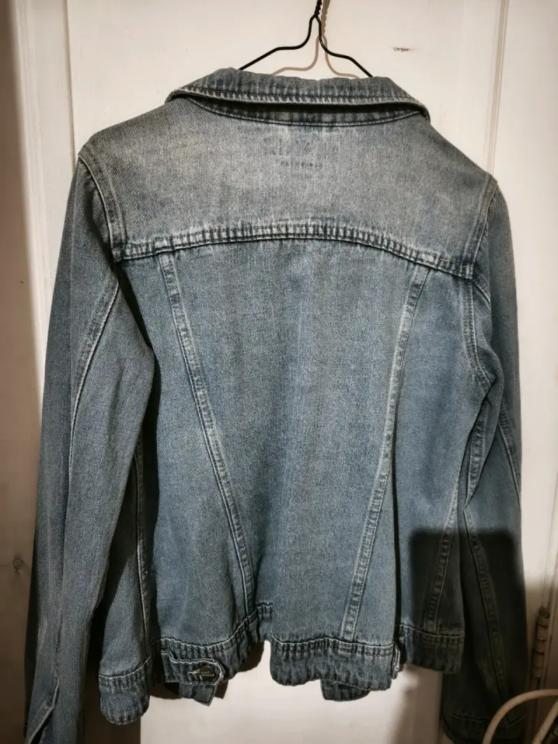 Chaqueta de mezclilla azul claro - 1