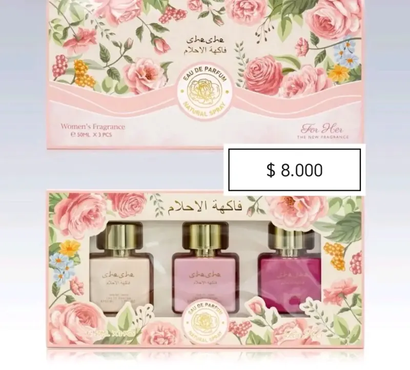 Set de perfumes femeninos Eau de Parfum 3x50ml