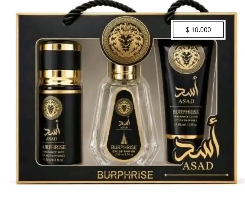 Set de fragancias Burphrise Asad para hombre