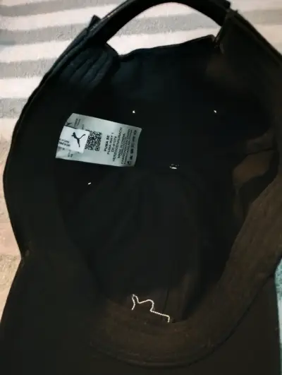 Gorra negra Puma deportiva unisex - miniatura 2