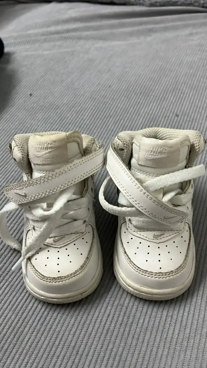 Zapatillas Nike Air Force 1 blancas para niños - 1