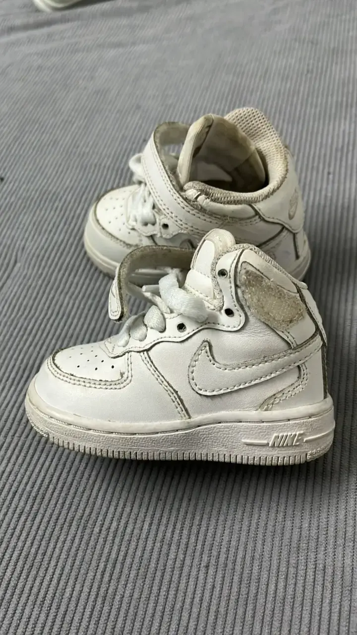 Zapatillas Nike Air Force 1 blancas para niños - 3