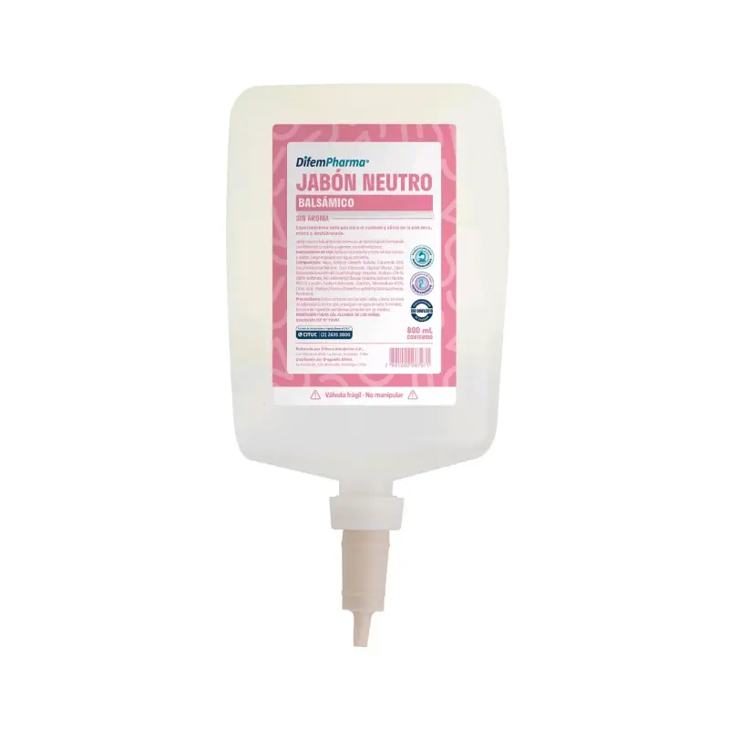 Jabón neutro balsámico DifemPharma 800ml - 2