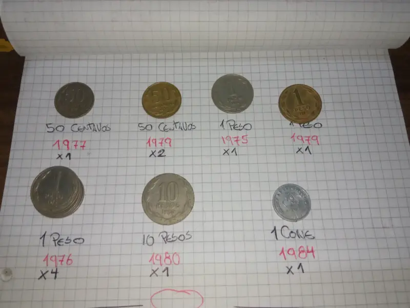 Colección de monedas antiguas de Chile y el mundo - 5