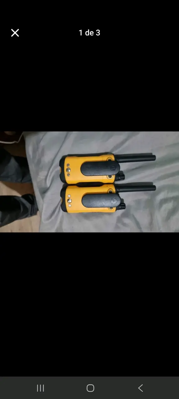 Walkie Talkies Motorola amarillos - 2