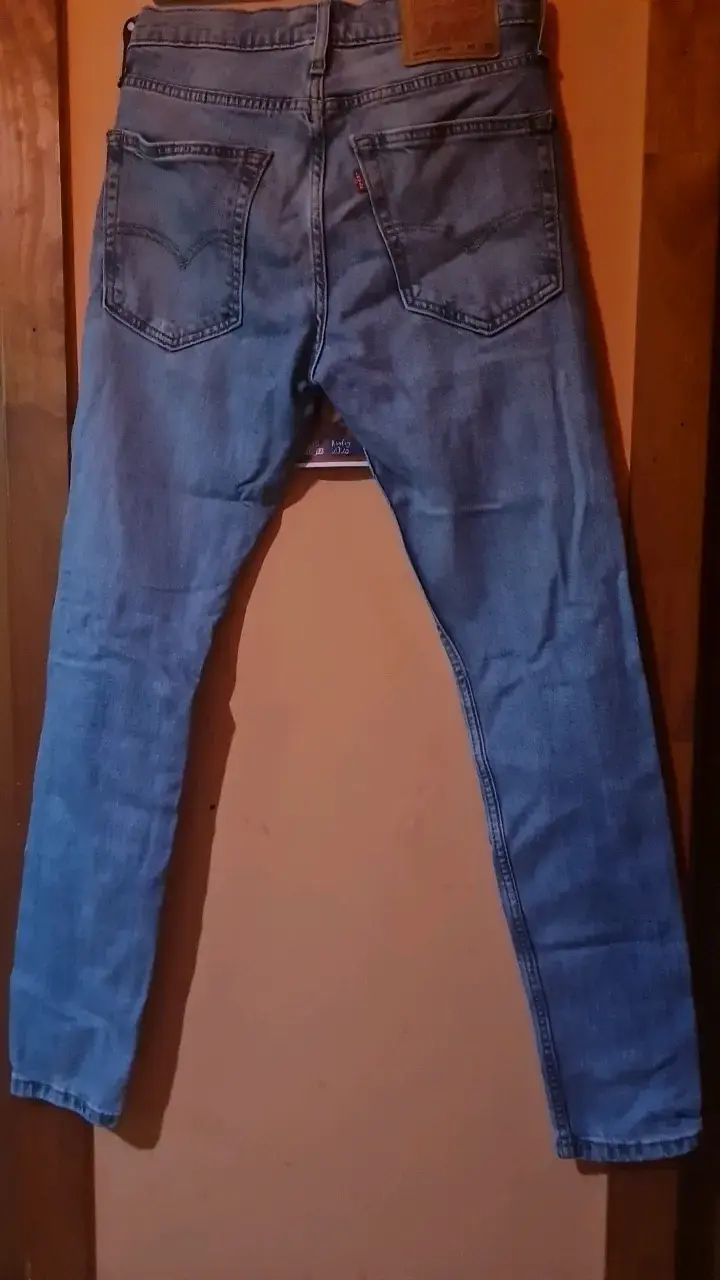 Jeans desgastados azul claro para hombre - 2