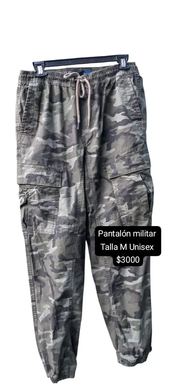 Pantalón militar camuflado unisex talla M