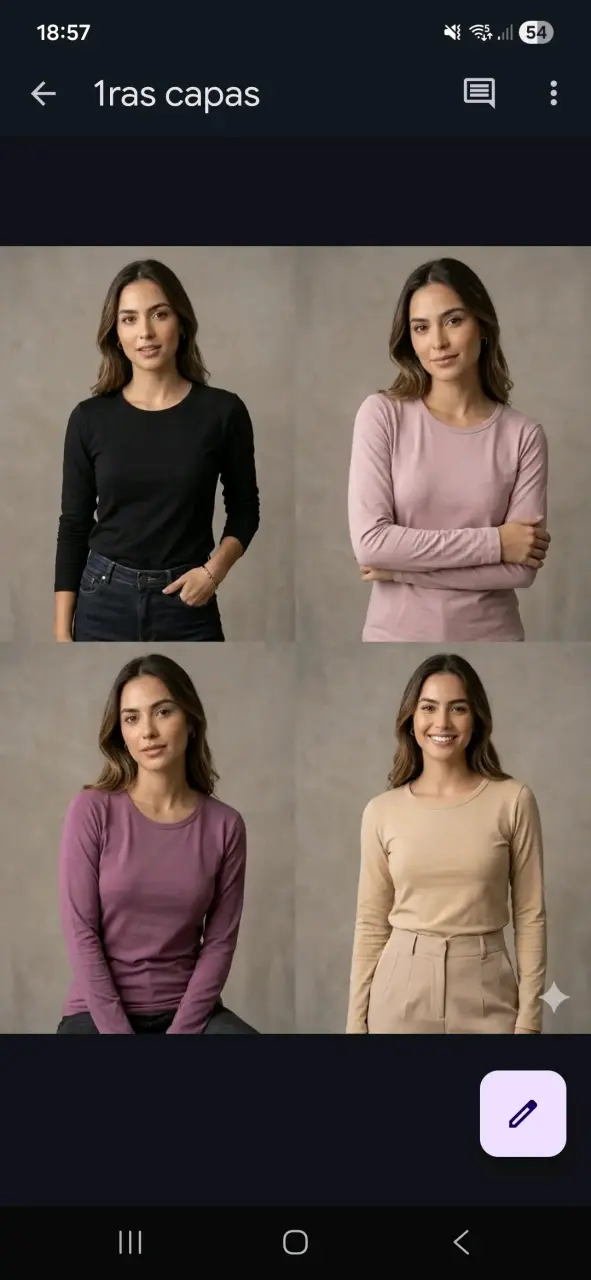 Polera manga larga para mujer - 4