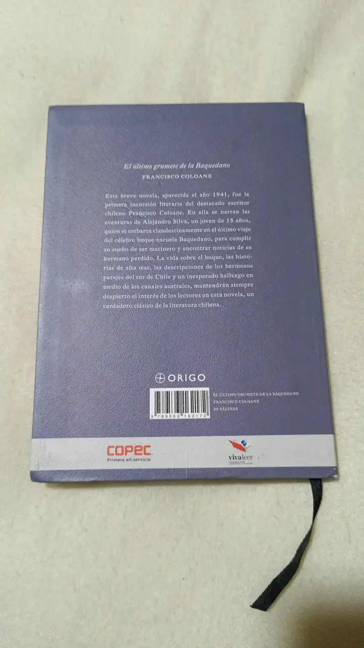Libro 'El Último Grumete de la Baquedano' - 2