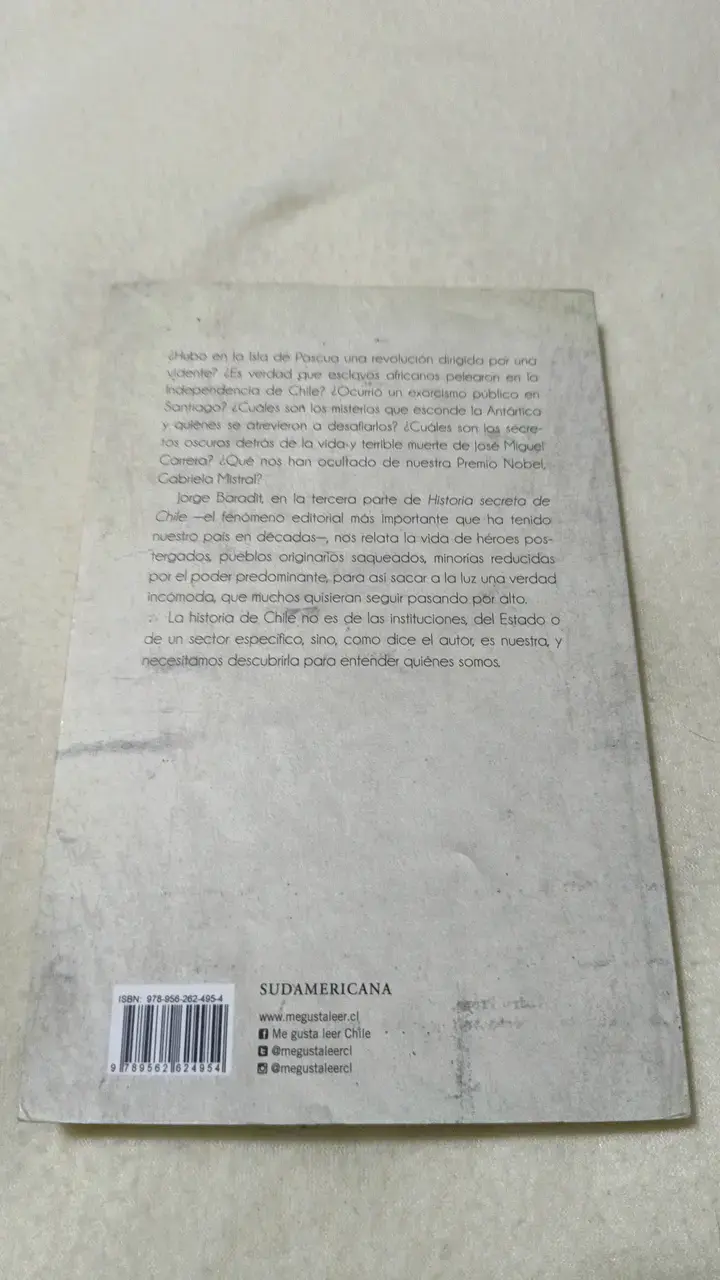 Libro Historia Secreta de Chile 3 Jorge Baradit - 2