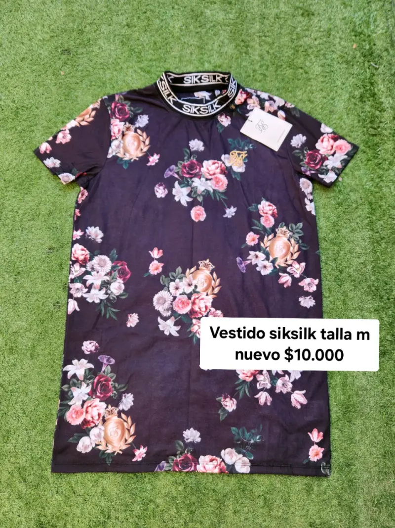 Vestido floral SikSilk talla M nuevo
