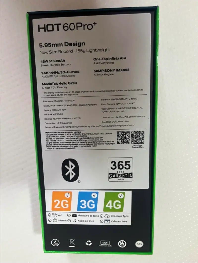 Infinix HOT 60 Pro+ 256GB 16GB RAM - 2