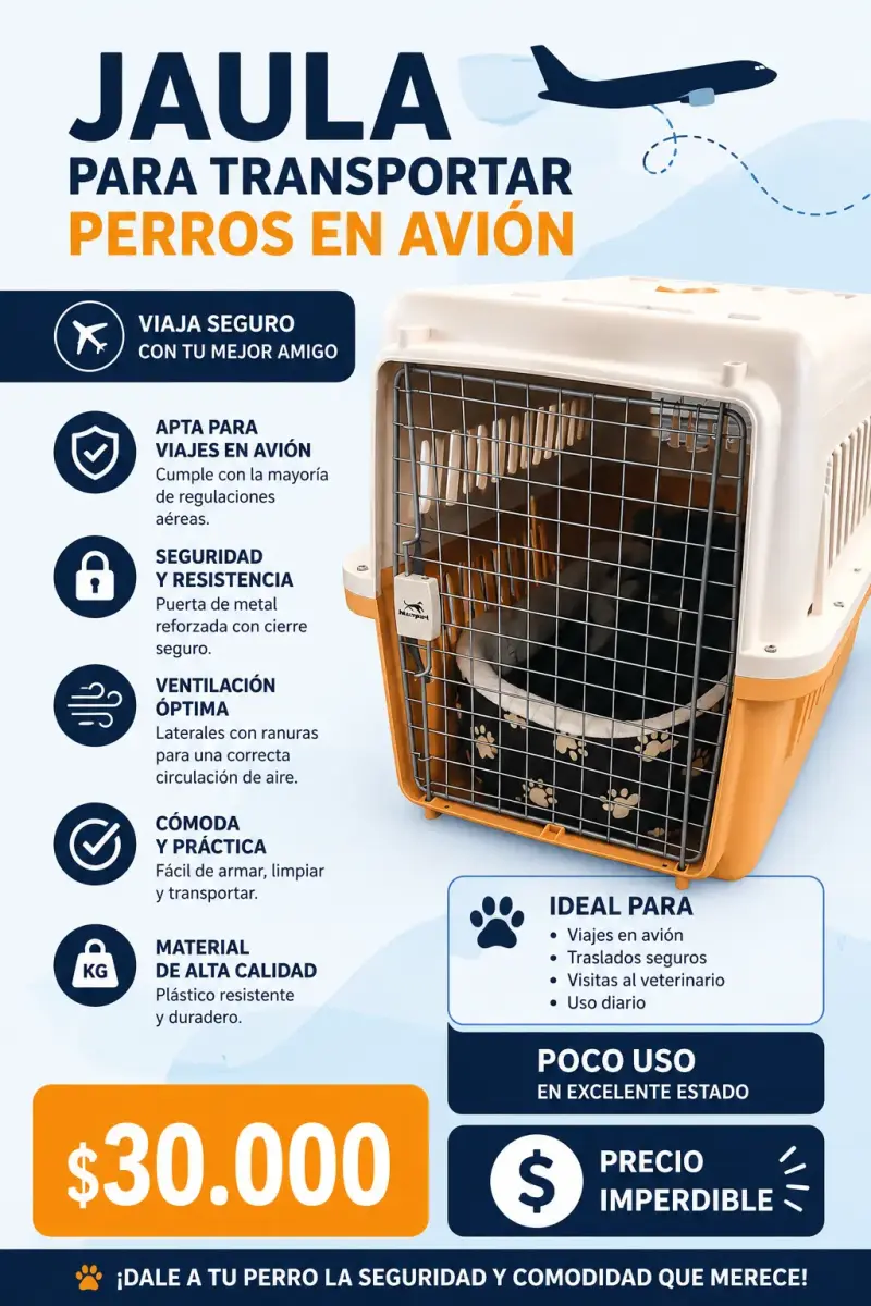 Jaula de transporte para mascotas