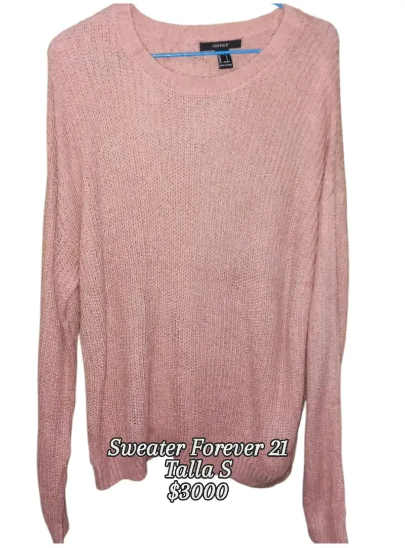 Sweater rosado Forever 21 talla S