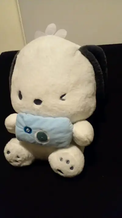 Peluche blanco con detalles azules - miniatura 2