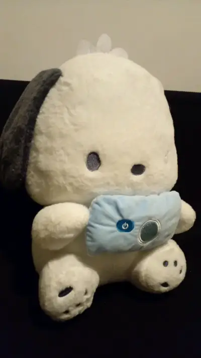 Peluche blanco con detalles azules - miniatura 3