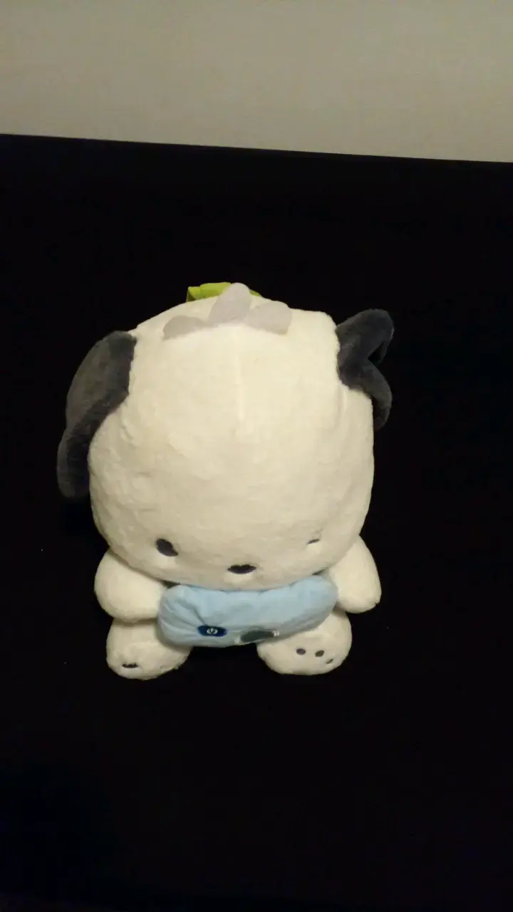 Peluche blanco con detalles azules - 5