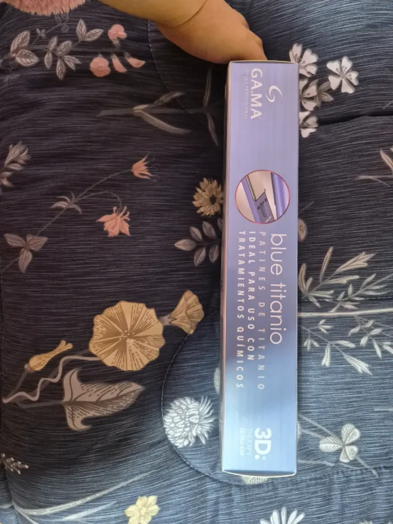 Plancha de pelo Gama Blue Titanium 3D - 2