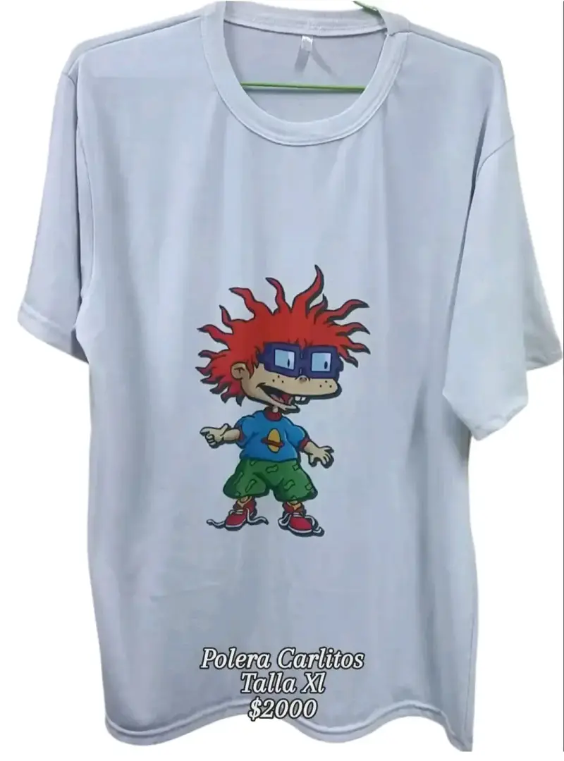 Polera Carlitos Rugrats talla XL