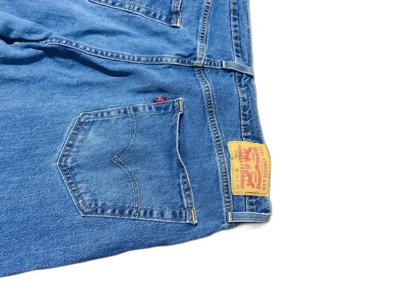Jeans Levi's clásicos azul con cierre - 3
