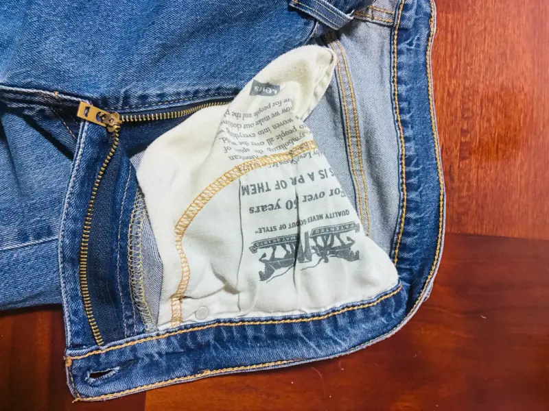 Jeans clásicos de mezclilla azul para hombre - 6