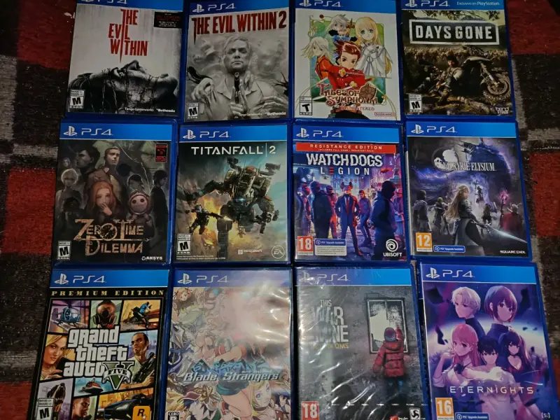 videojuegos PS4 variados