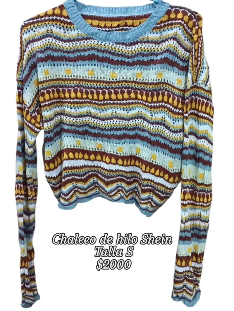 Chaleco de hilo Shein multicolor talla S