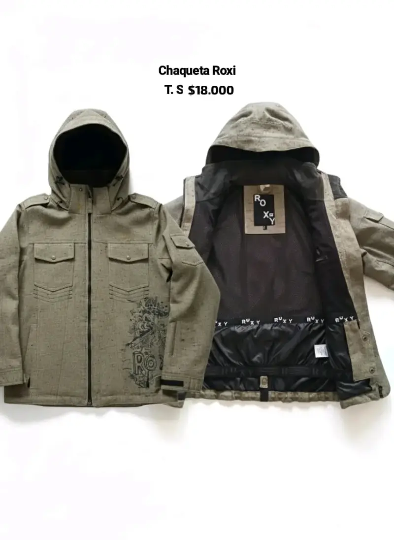 Chaqueta Roxy con capucha talla S