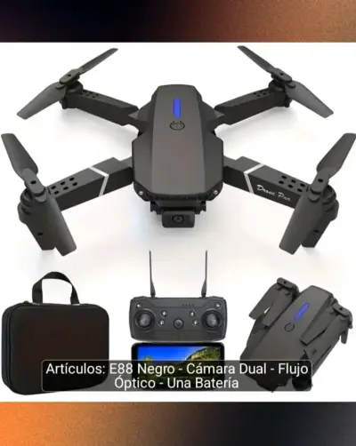 Drone E88 Pro con cámara dual y modo sin cabeza - miniatura 2