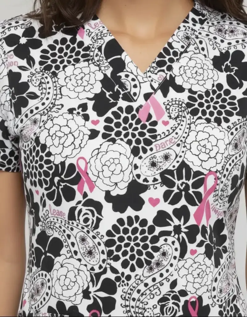 Blusa médica estampada marca Cherokee - 2