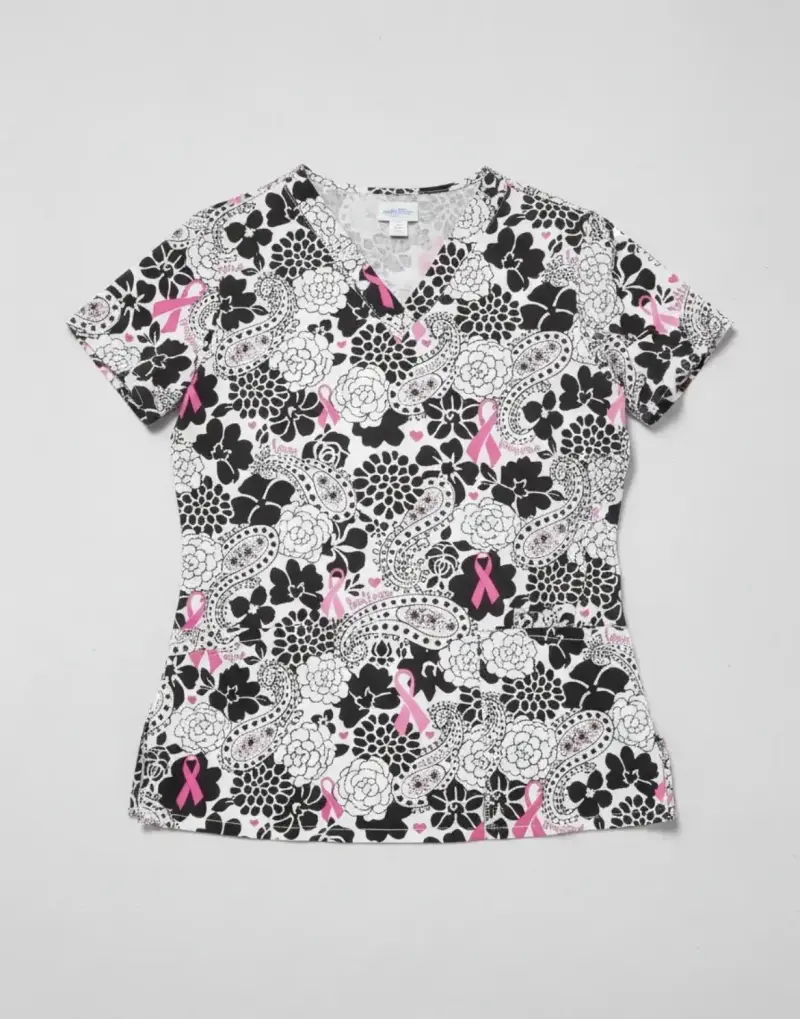 Blusa médica estampada marca Cherokee - 4
