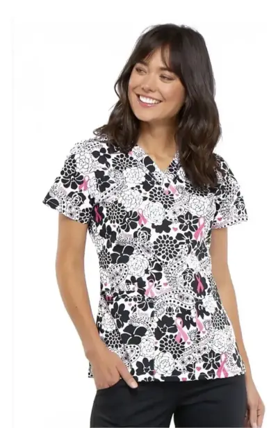 Blusa médica estampada marca Cherokee - miniatura 5
